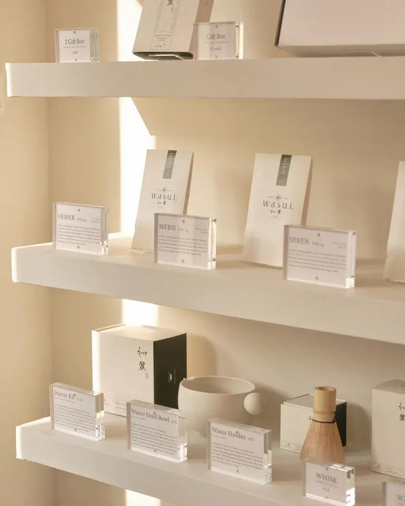 Wasui matcha products